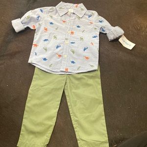 Button up shirt with pants